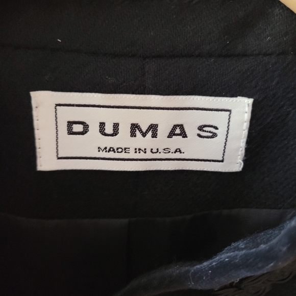 Vintage Women’s Black Wool Long Coat - Picture 11 of 14